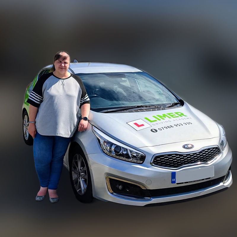 click to view larger image claire instructor at limer drivingacademy